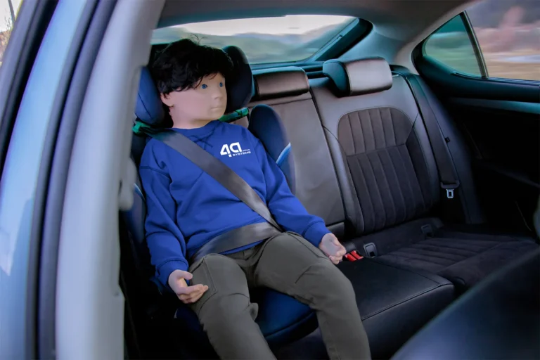 4activeSystems 4activeOD-6YO 6-Year-Old InCabin Dummy with humanlike sensor behavior and realistic movement