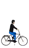 4activeBS-adult certified ISO/NCAP bicyclist adult ADAS target (4activeBS dummy)