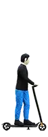 4activeEK certified ISO electric kick scooter ADAS target e-kickscooter dummy